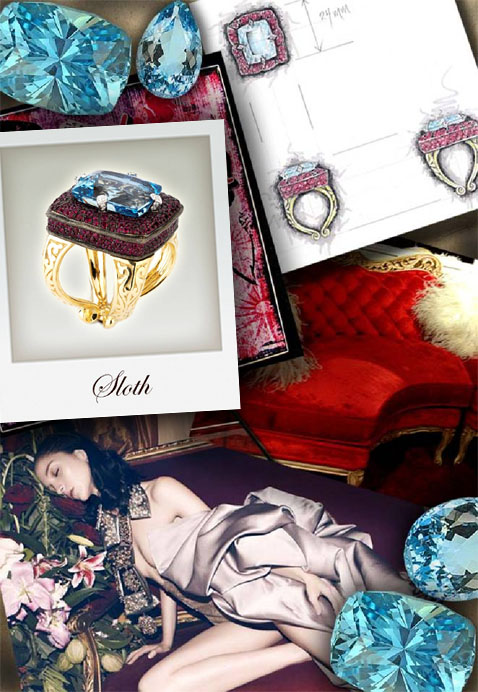 A hét főbűn Stephen Webster-től -  -  - bűn, ékszer, gyűrű, Stephen Webster, 