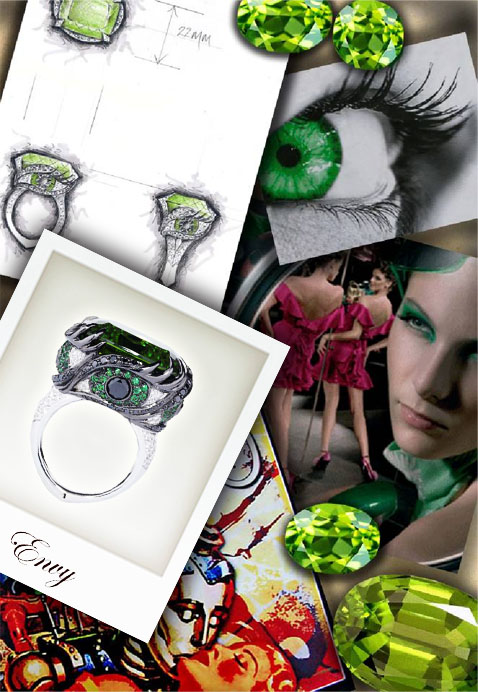 A hét főbűn Stephen Webster-től -  -  - bűn, ékszer, gyűrű, Stephen Webster, 