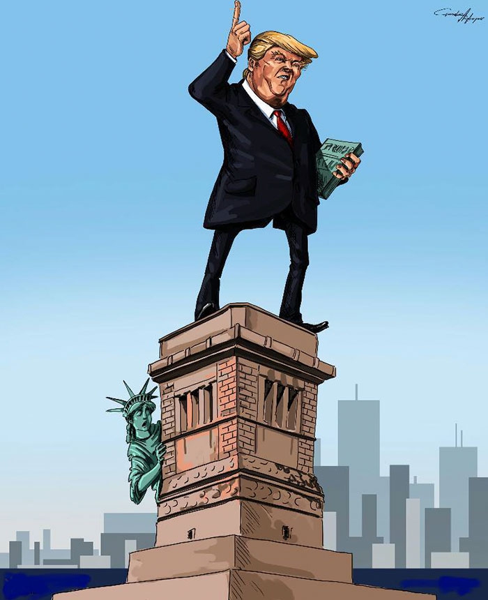 A 13 legfrappánsabb karikatúra, mellyel Donald Trump amerikai elnökké választására reagáltak - STYLELIFE -  - 