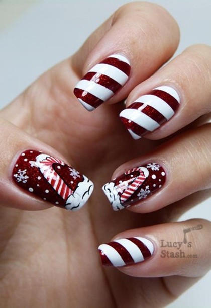 50 csodás karácsonyi köröm minta decemberre -  -  - december, karácsony, köröm minták, körömlakk, körömtrendek, tél, 