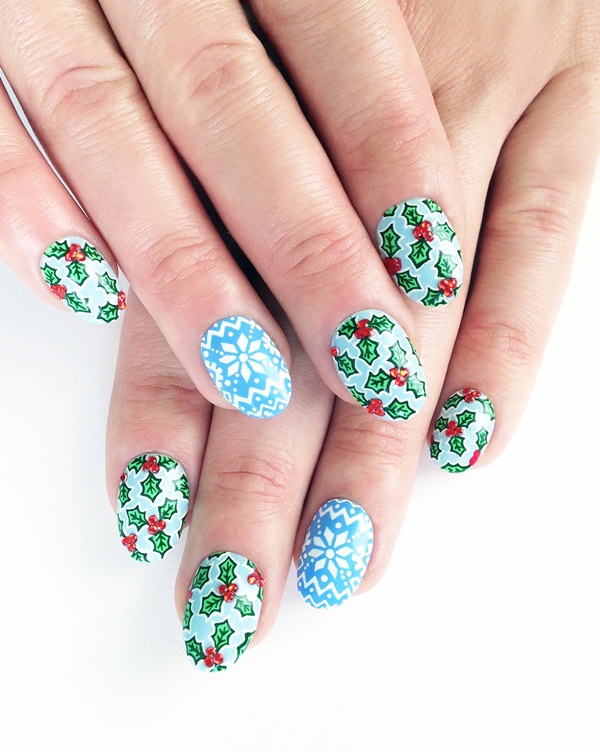 50 csodás karácsonyi köröm minta decemberre -  -  - december, karácsony, köröm minták, körömlakk, körömtrendek, tél, 