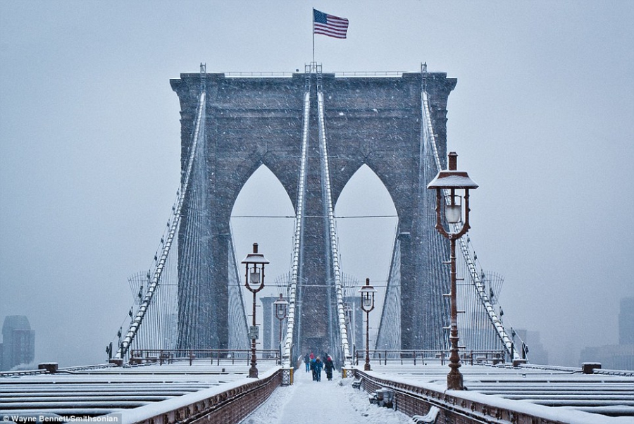 15 csodálatos fotó a téli New York-ról -  -  - brooklyn, fotók, hóesés, manhattan, new york, tél, téli képek, 