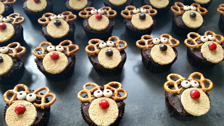 A mi karácsonyi kedvencünk: rénszarvas muffin -  -  - friss receptek, gasztronómia, karácsony, sütik, tél, 