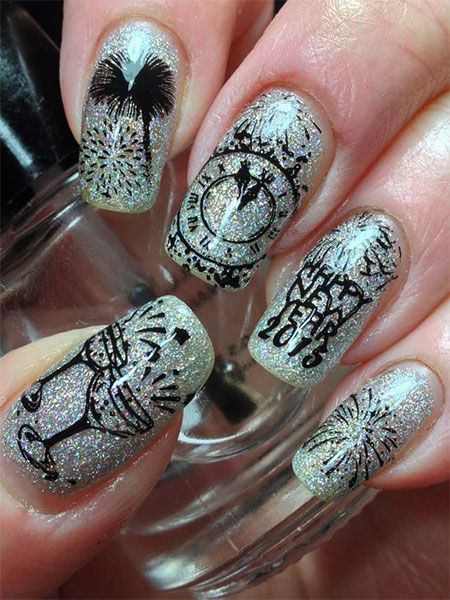 30 köröm inspiráció szilveszterre -  -  - 2016, inspiráció, körmök, party, szilveszter, trendek, ünnep, 