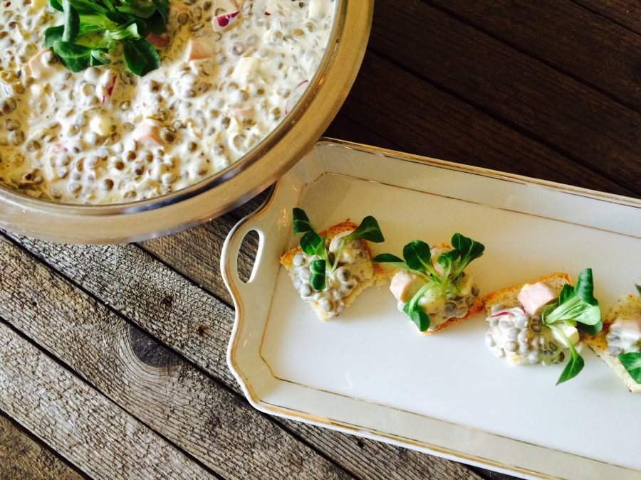 Szilveszteri lencsesaláta, ahogyan mi szeretjük -  -  - friss receptek, lencsesaláta, szilveszter, 