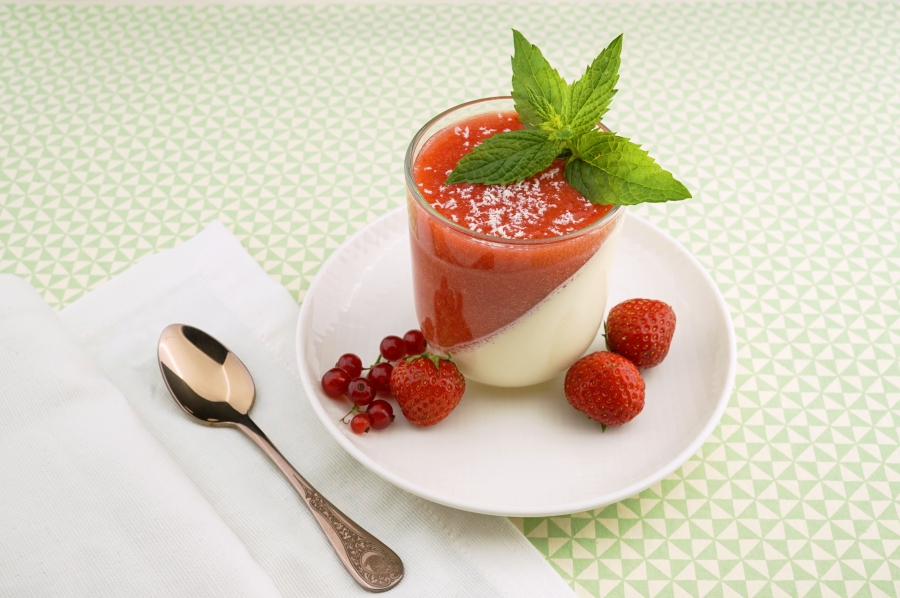 Panna Cotta recept - STYLELIFE -  - desszert, édesség, eper, panna cotta, recept, 
