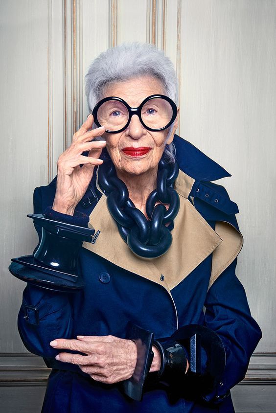 10 inspiráló összeállítás Iris Apfeltől -  -  - divat, inspiráció, iris apfel, outfit, stílus, 