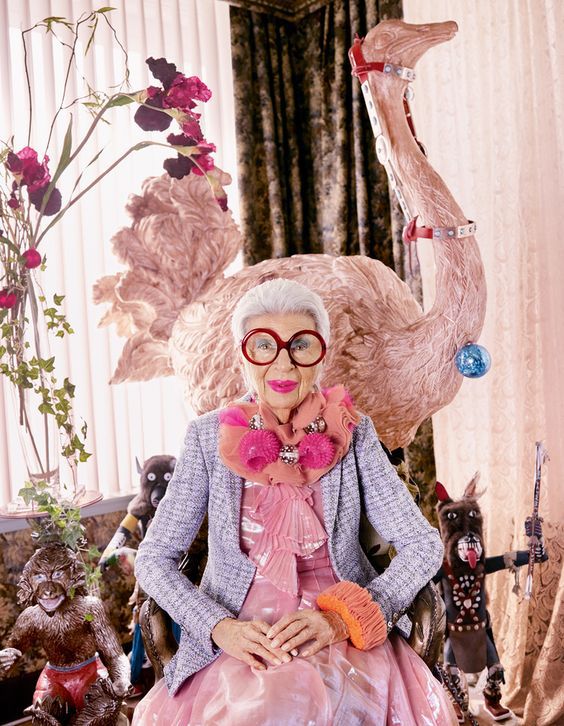 10 inspiráló összeállítás Iris Apfeltől -  -  - divat, inspiráció, iris apfel, outfit, stílus, 
