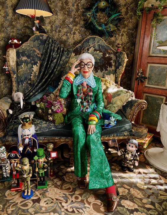 10 inspiráló összeállítás Iris Apfeltől -  -  - divat, inspiráció, iris apfel, outfit, stílus, 