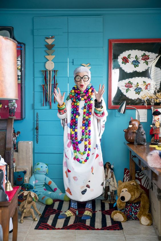 10 inspiráló összeállítás Iris Apfeltől -  -  - divat, inspiráció, iris apfel, outfit, stílus, 