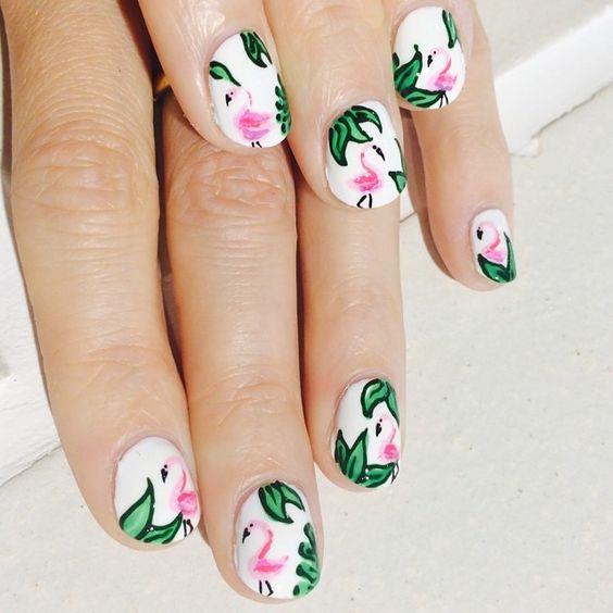 10 szép és cuki természet inspirálta köröm minta ötlet -  -  - díszítés, inspiráció, köröm, minták, ötletek, 