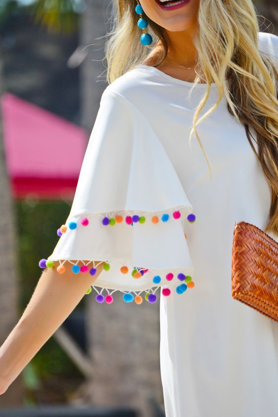 Top tipp: bátran viselj pompomokat, ha stílusos szeretnél lenni -  -  - divat, nyár, pompom, stílus, tavasz, trend, 