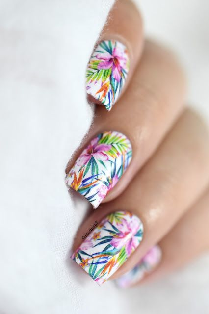 10 köröm minta ötlet tengerparti nyaralásokhoz -  -  - köröm, köröm minta, körömlakk, nyár, nyaralás, szépségápolás, 