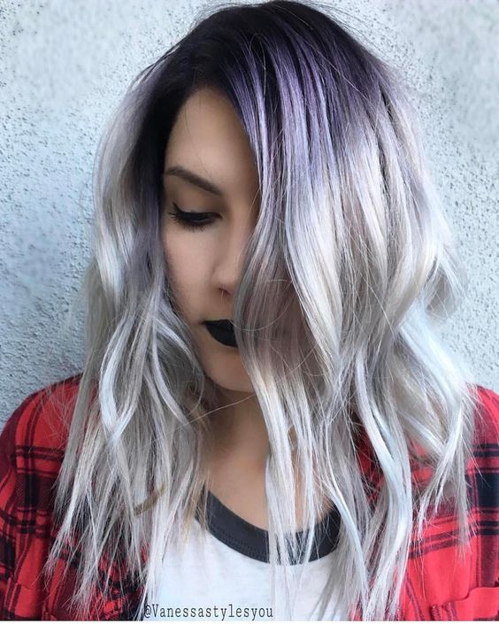 Top10: gyönyörű ametiszt színű haj -  -  - haj, hajszín, lila, szőke, 