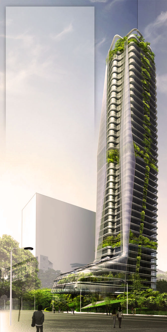 Erdő a háztetőn - Otthon & Design -  - erdő, felhőkarcoló, háztető, 