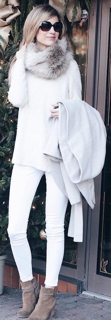 Stílusiskola: télen fehéret? Minden mennyiségben! -  -  - divat, fehér, inspiráció, outfit, stílus, tél, 