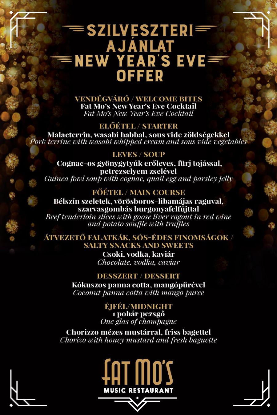 Decemberben is hasít a Fat Mo's! - ÉN - Kikapcsoló - 