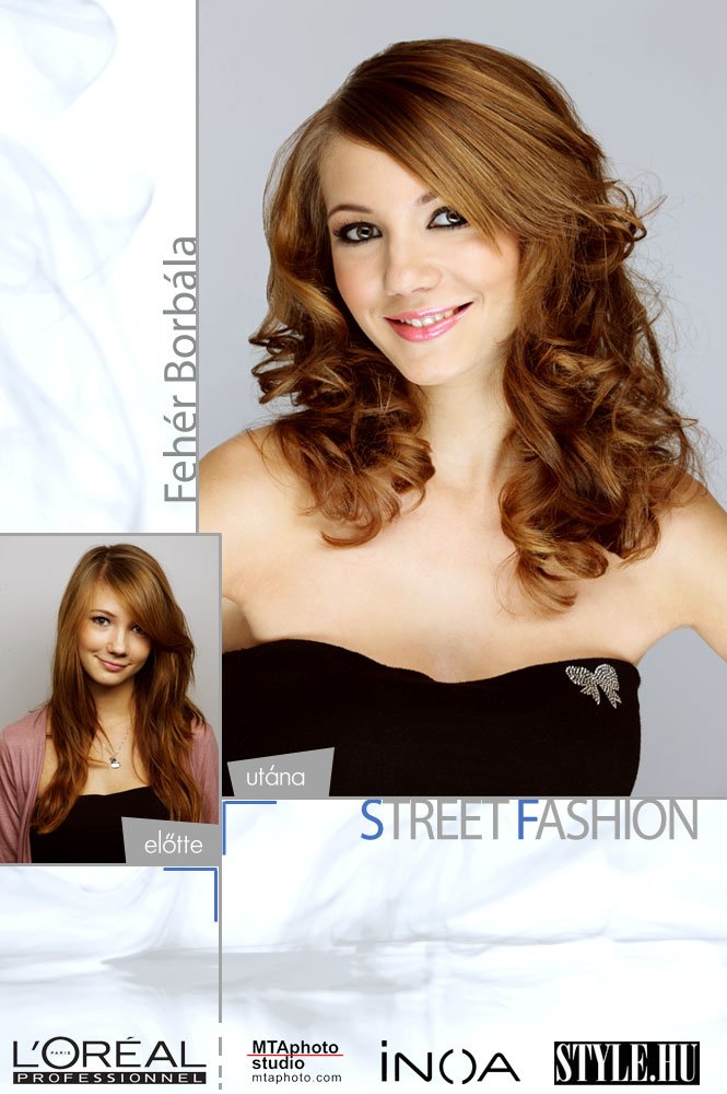 L'Oreal - Street Fashion nagy frizura átalakulás - Bori -  -  - frizura átalakítás, hajkollekció, Loreal, sminktrend, street, street fashion, 