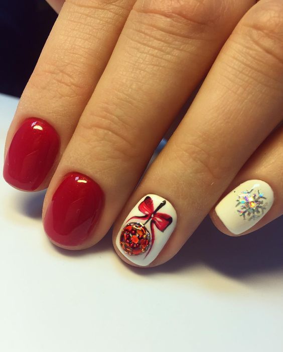 Top20: manikűr ötletek megrögzött karácsony-imádóknak -  -  - december, karácsony, karácsonyi minta, köröm minta, körömápolás, manikűr, ötletek, ünnep, 