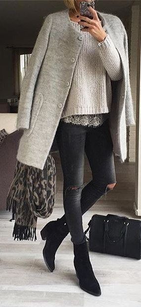 Stílusiskola: így viseld télen a cseppet sem unalmas szürkét -  -  - divat, január, outfit, ötletek, stílus, szürke, tél, 