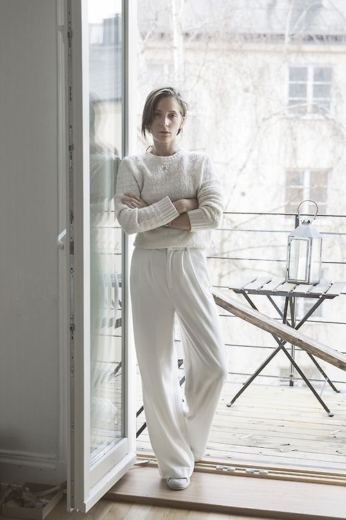 Stílusiskola: így lehetsz csinos fehérben télen is -  -  - fehér, outfit, összeállítás, ötletek, tél, 