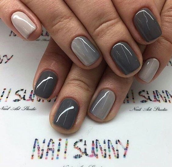 Top10: szürke, de cseppet sem unalmas manikűr ötletek -  -  - köröm, manikűr, ötletek, szürke, tippek, 