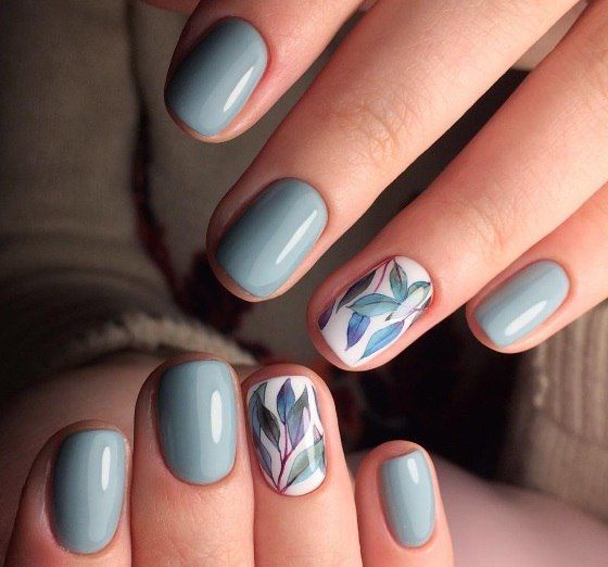 Top10: kifinomult, minimál virágos manikűr ötletek -  -  - köröm, körömápolás, manikűr, tavasz, virág, virágminta, 