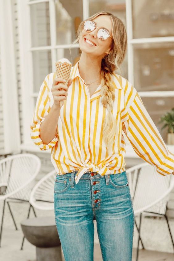 Stílusiskola: így viselj csíkos ruhadarabokat -  -  - csíkos, outfit, stílus, tanácsok, tavasz, tippek, 