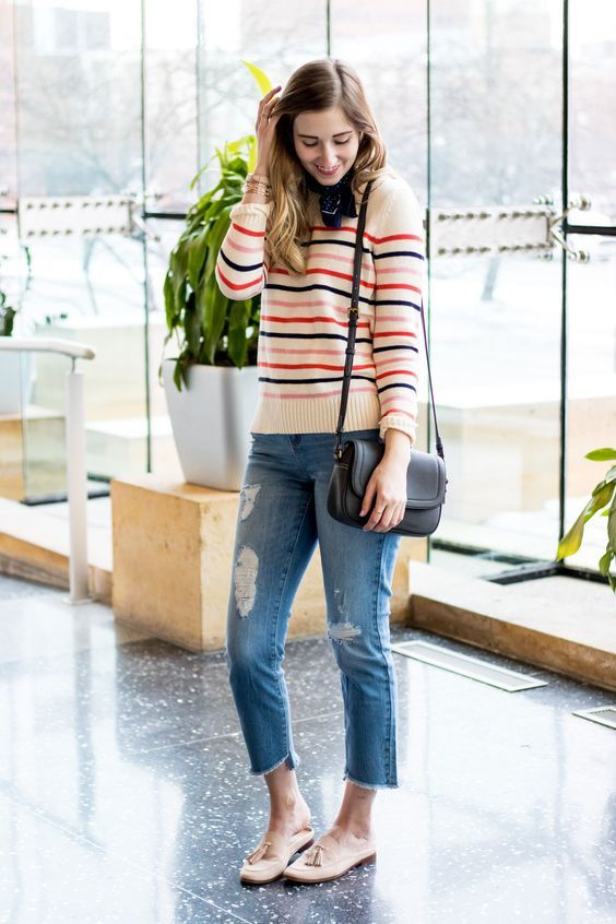 Stílusiskola: így viselj csíkos ruhadarabokat -  -  - csíkos, outfit, stílus, tanácsok, tavasz, tippek, 