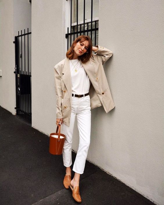 Stílusiskola: így viselj fehér nadrágokat idén nyáron -  -  - fehér, fehér nadrág, inspiráció, nyár, outfit, ötletek, 