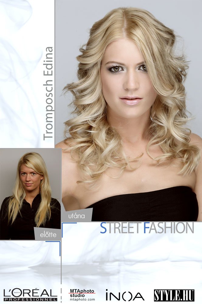 L'Oreal - Street Fashion nagy frizura átalakulás - Edina -  -  - frizura átalakítás, hajkollekció, LOreal, sminktrend, street, street fashion, 