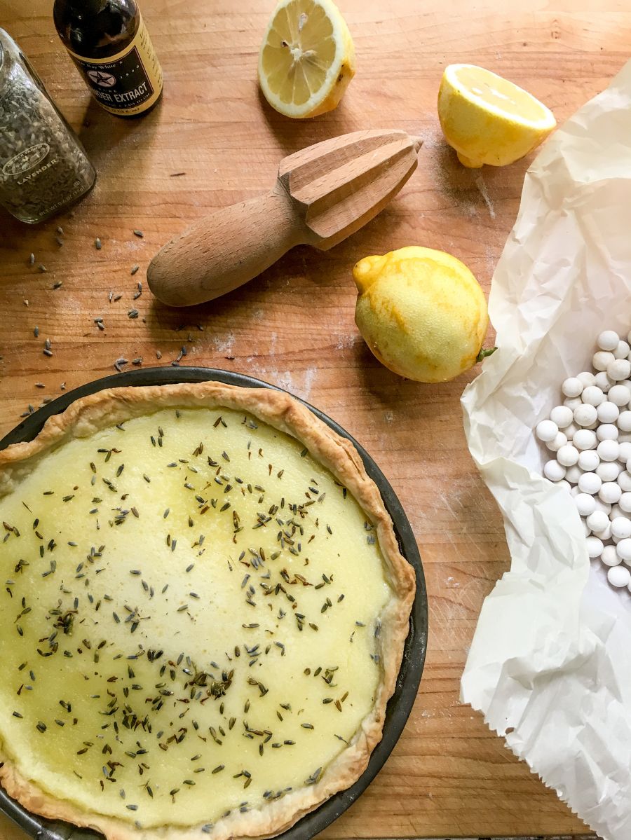 Levendulás-citromos pite recept -  -  - citrom, levendula, pite, recept, sütemény, 