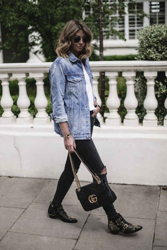 Stílusiskola: így viselj farmerdzsekit, amikor hűvösebbre fordul az idő -  -  - divat, farmer, farmerdzseki, outfit, ötletek, stílus, tippek, 