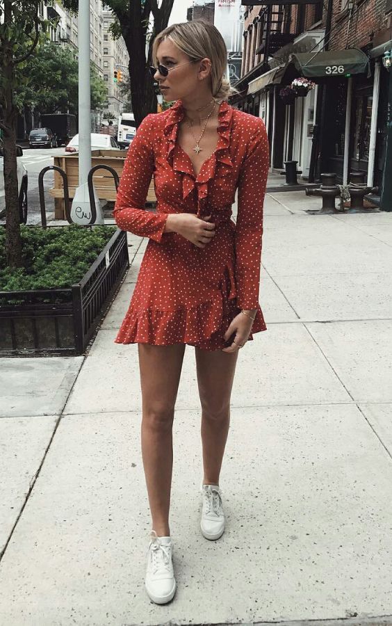 Stílusiskola: kedvenc pöttyös nyári outfit-jeink -  -  - divat, outfit, pöttyös, pöttyös outfit, 