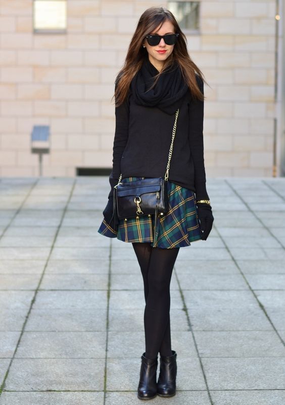 Stílusiskola: így viselj kockás szoknyákat -  -  - divat, kockás szoknya, outfit, stílus, szoknya, 