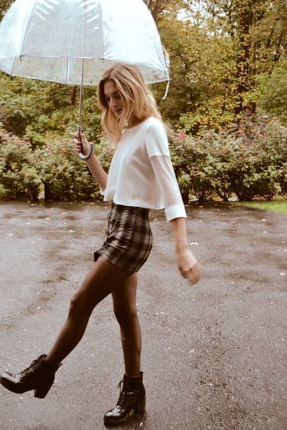 Stílusiskola: így viselj kockás szoknyákat -  -  - divat, kockás szoknya, outfit, stílus, szoknya, 