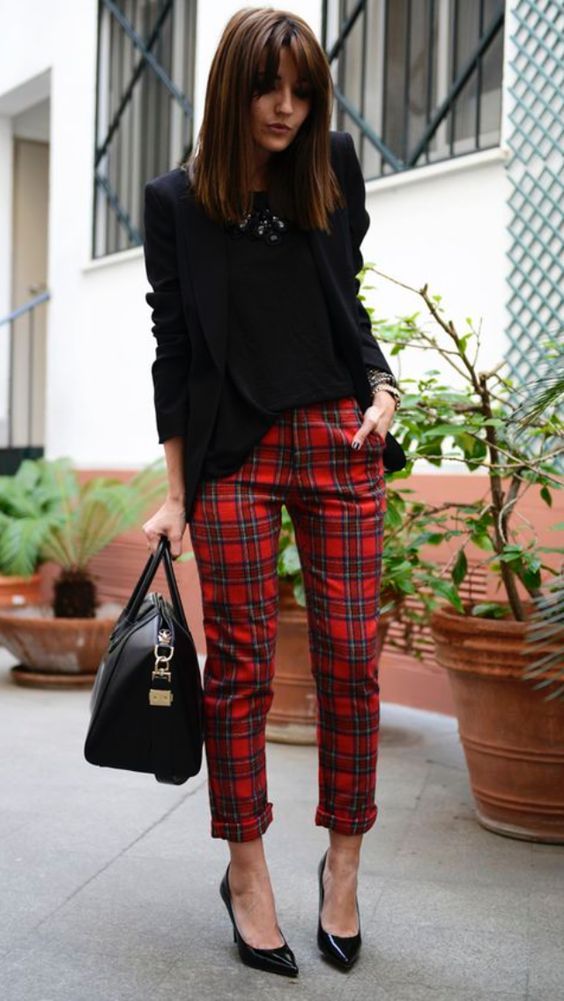 Stílusiskola: őszi kedvencünk a kockás nadrág -  -  - divat, kockás, kockás nadrág, stílus, 