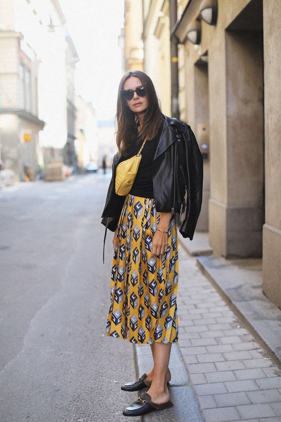 Stílusiskola: így viselj mintás hosszú szoknyákat ősszel -  -  - divat, mintás szoknya, ősz, szoknya, 