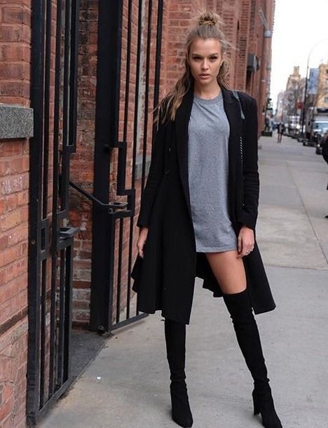 Stílusiskola: outfit ötletek Josephine Skriver-től -  -  - divat, josephine skriver, outfit, ötletek, stílus, tippek, victoria%27s secret, 