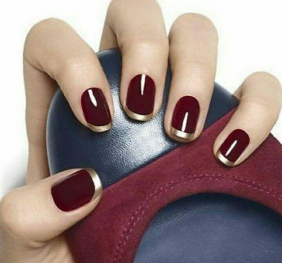 Top10: őszi manikűr ötletek bordóval -  -  - bordó, köröm, manikűr, ősz, 