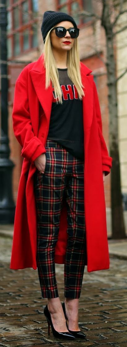Stílusiskola: így viselj ősszel pirosat -  -  - divat, ősz, piros, 