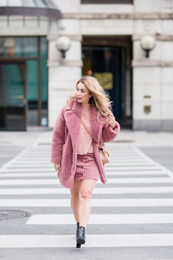 Stílusiskola: dobd fel a téli szürkeséget rózsaszínnel -  -  - divat, outfit, rózsaszín, stílus, tél, 