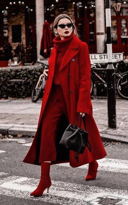 Stílusiskola: piros outfitek a téli szezonra -  -  - divat, outfit, piros, tél, 
