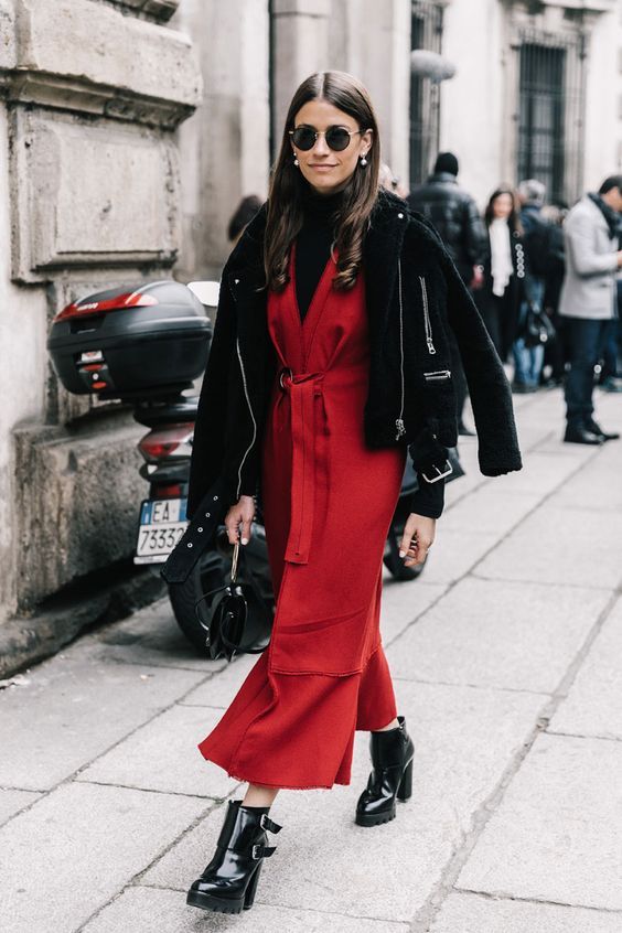 Stílusiskola: piros outfitek a téli szezonra -  -  - divat, outfit, piros, tél, 