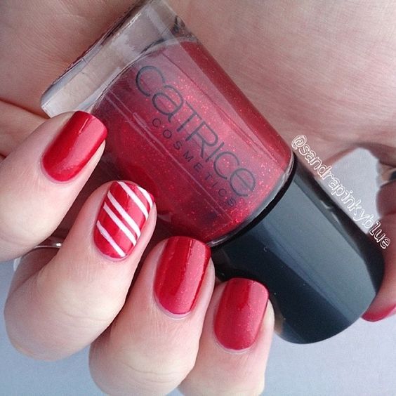 Top10: karácsonyi manikűr ötletek pirossal -  -  - karácsony, köröm, manikűr, piros, ünnep, 