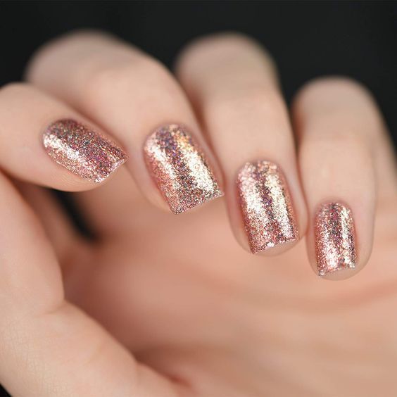 Top10: rose gold körmök karácsonyra -  -  - csillogás, karácsony, manikűr, rose gold, 