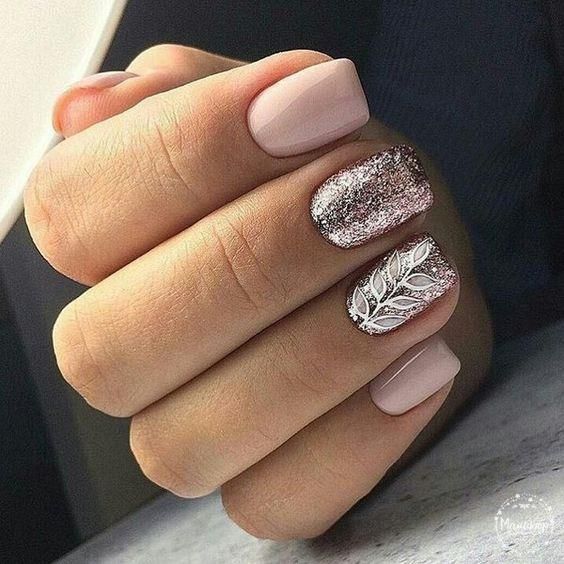 Top10: rose gold körmök karácsonyra -  -  - csillogás, karácsony, manikűr, rose gold, 