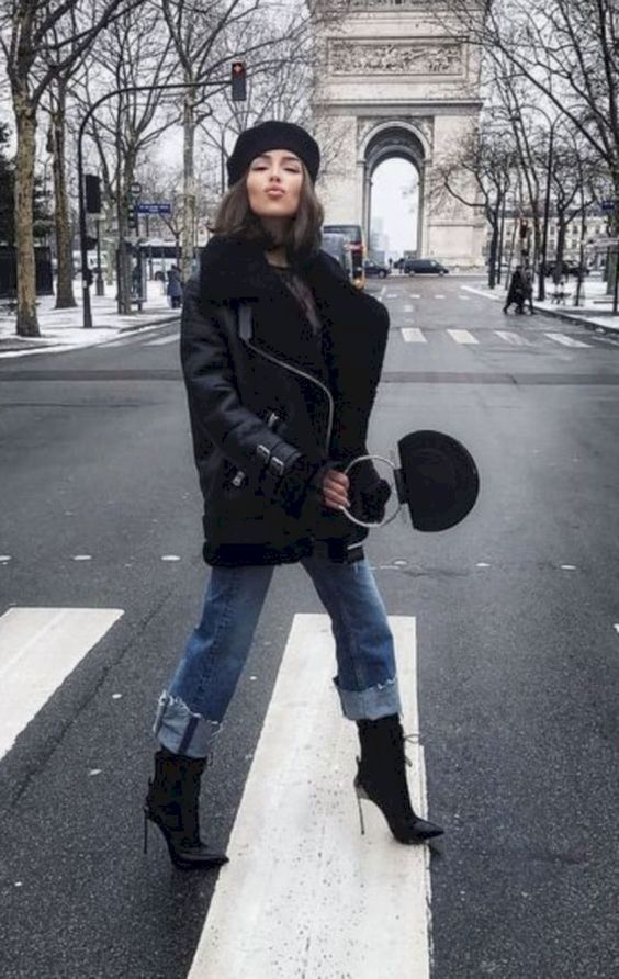 Stílusiskola: így viselj télen farmer nadrágokat -  -  - farmer, stílusiskola, 