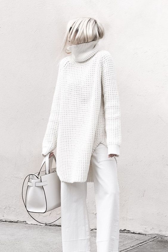 Stílusiskola: így viselj fehéret télen -  -  - divat, fehér, outfit, tél, 