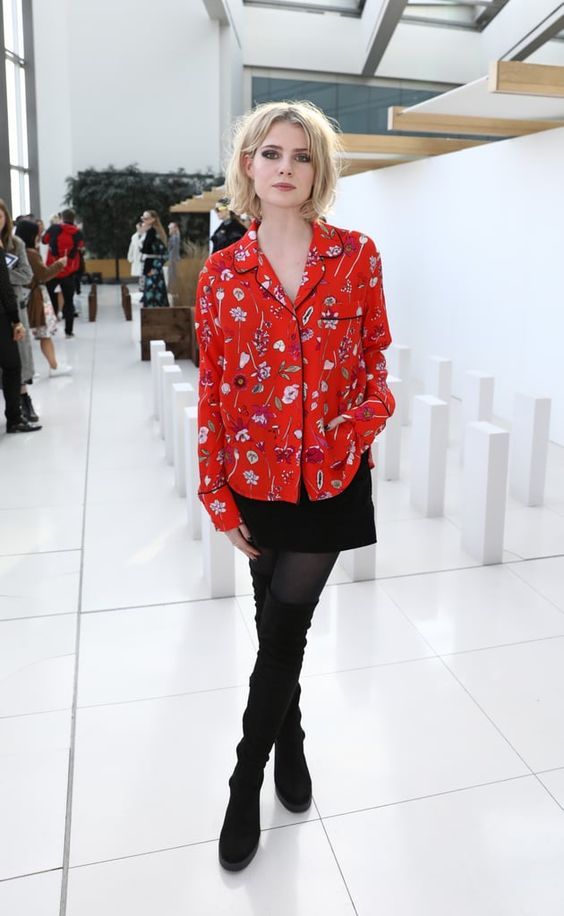 Stílusiskola: outfit ötletek Lucy Boynton-tól -  -  - divat, lucy boynton, stílus, színésznő, 